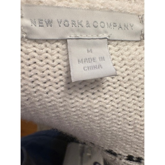 New York & Company Womens M Southwestern Geometric Longline Cardigan Sweater - Picture 4 of 4